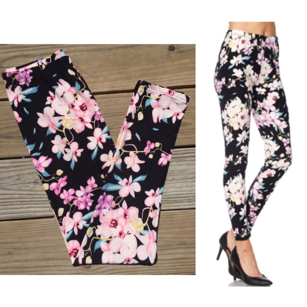 💕Floral Leggings OS New